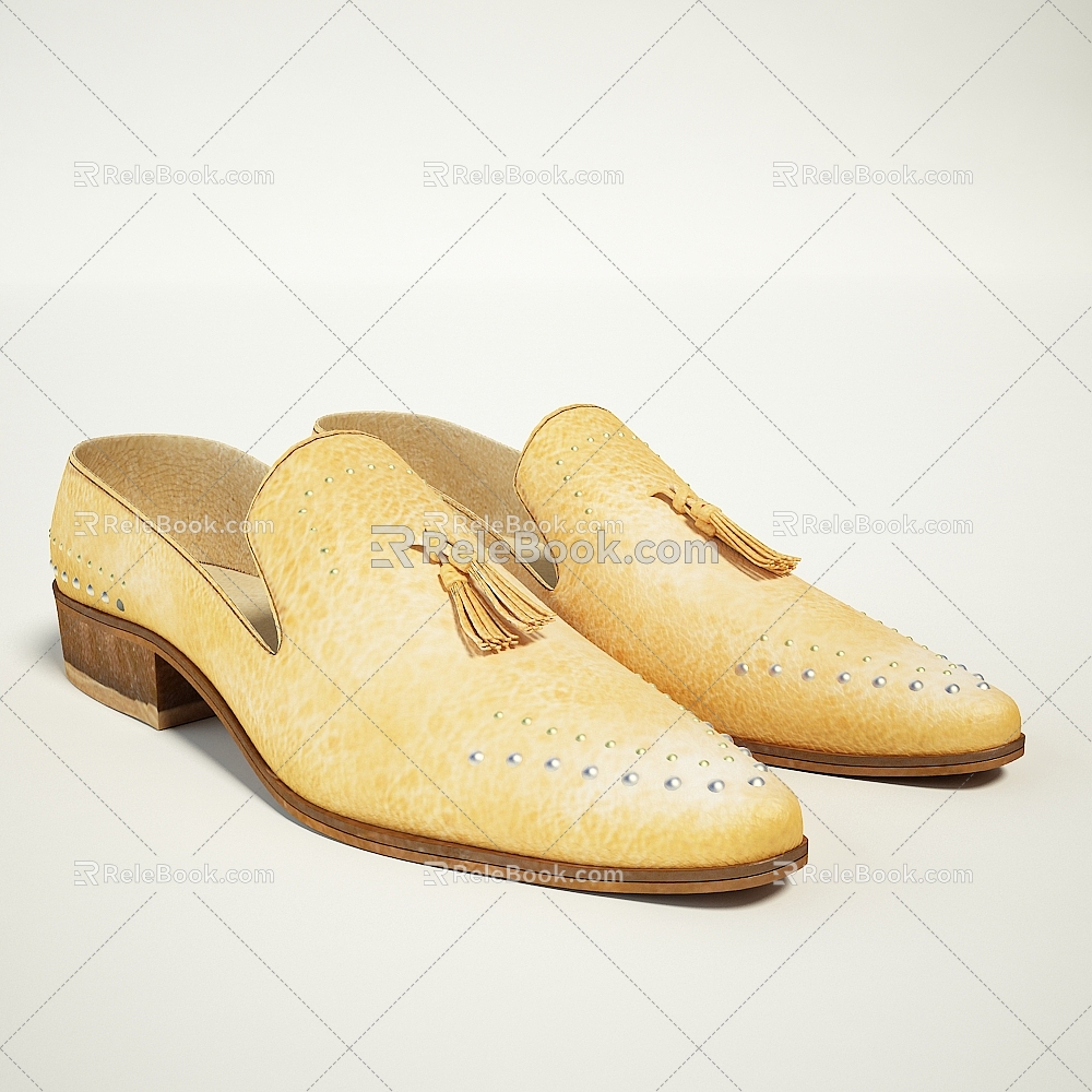 Modern Sandals Loafers 3d model