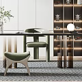 Modern study 3d model