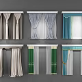 Various Styles Curtains With Neutral Blue Green Elegant Drapes And Decorative Valances