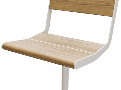 Single chair number S 23 3d model