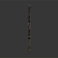 Handcrafted Traditional Bow Weapon With Arrows And Feather Accents