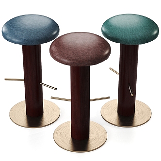 Modern Kelly Wearstler Bar Stool 3d model