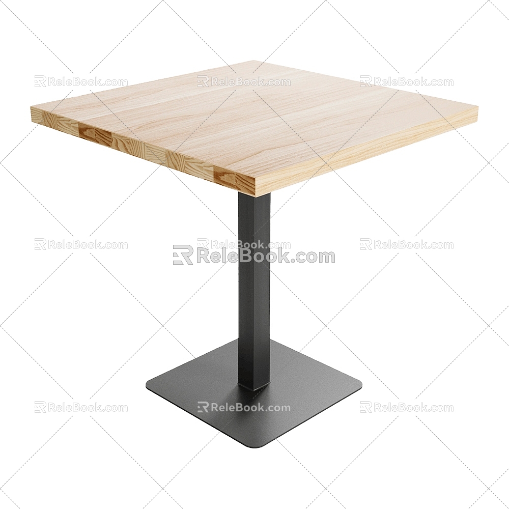 Modern Simple Coffee Table 3d model