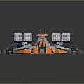 Modern fighter sci-fighter sci-fighter space fighter 3d model