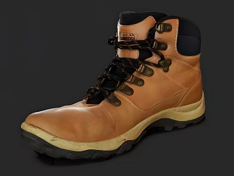 Shoes Casual Shoes sneaker Leather Boots 3d model