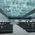 Modern Gym 3d model