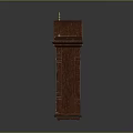 Vintage Wooden Mantel Clock With Ornate Carved Frame And Roman Numeral Dial