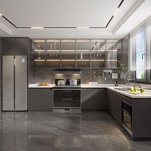 Modern Kitchen 3d model