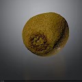 Fresh Ripe Golden Kiwi Fruit With Fuzzy Yellow Skin And Oval Shape