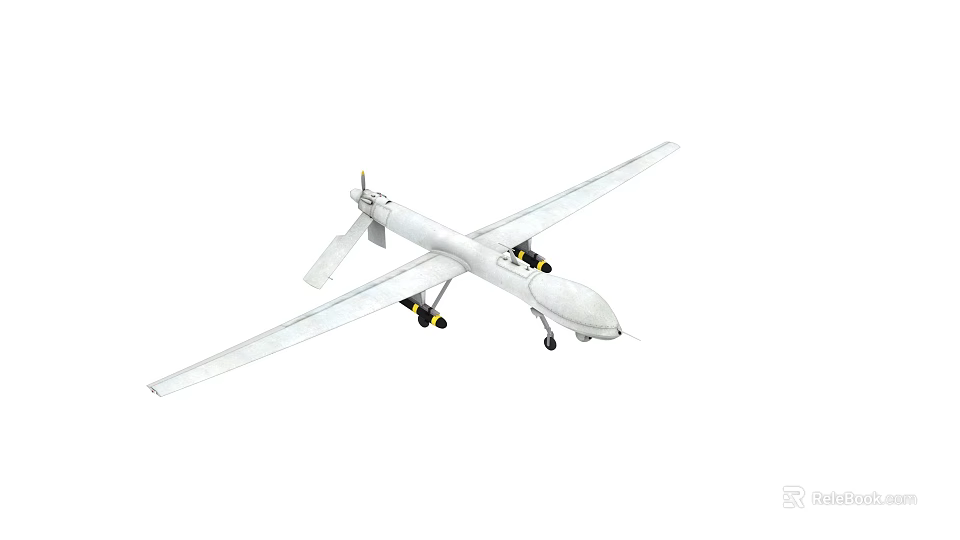 High Performance Military Fighter Jet With Long Wingspan And Weapon Attachments 3d model 