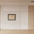 Modern background wall Minimalist background wall 3d model