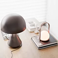Modern Ornaments Combination Table Lamp Ashtray Candle Books 3d model