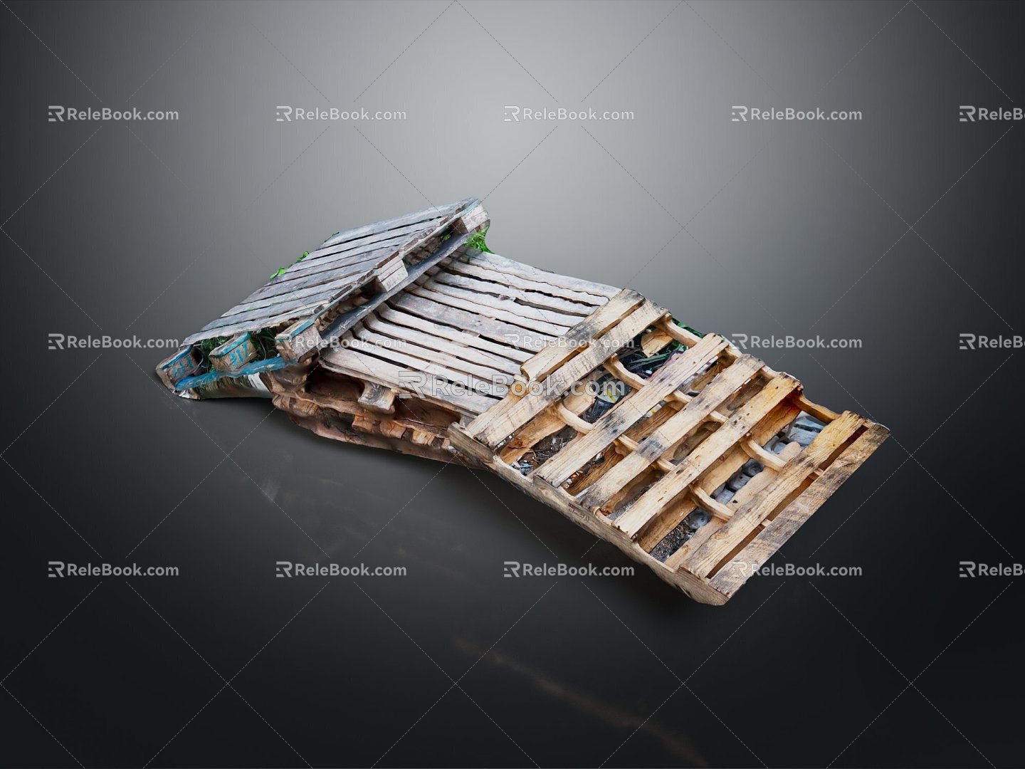 Modern Wooden Crate Wooden Crate Old Wooden Crate Wooden Crate 3d model