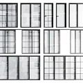 Various Modern Glass Window Designs With Metal Frames And Different Pane Styles