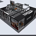 Modern Clothing Store Interior With Glass Front Mannequins And Clothing Displays