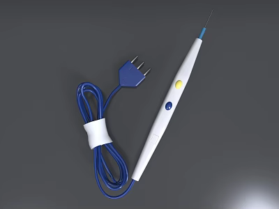 modern monopolar electrocoagulation 3d model modern monopolar electrocoagulation 3d model