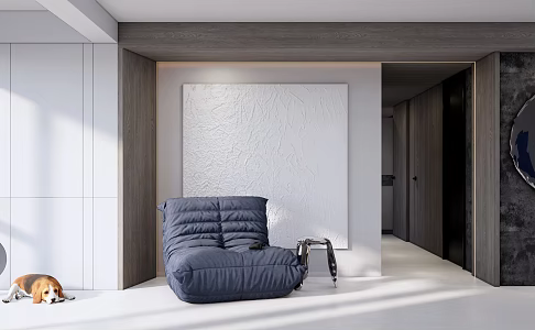Modern Lazy Sofa Lazy Sofa Corner Combination 3d model