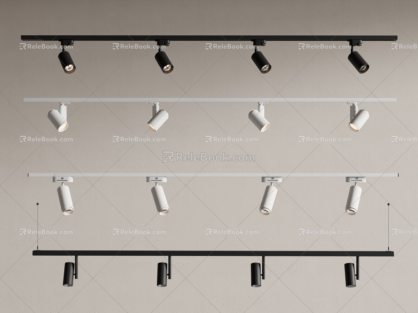 Modern downlight spotlight track downlight spotlight open-mounted downlight spotlight steering model