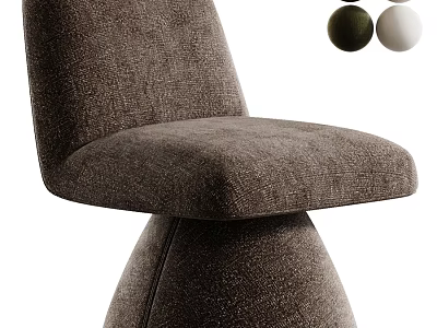 Modern Textured Fabric Upholstered Leisure Chair With Multiple Color Options For Cozy Home Interior Decoration 3d model