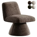 Modern Textured Fabric Upholstered Leisure Chair With Multiple Color Options For Cozy Home Interior Decoration