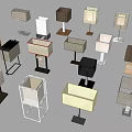 Collection Of Modern Table Lamps With Diverse Designs Shapes And Bases