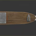 Wooden Foldable Ironing Board With Iron And Heat Resistant Surface