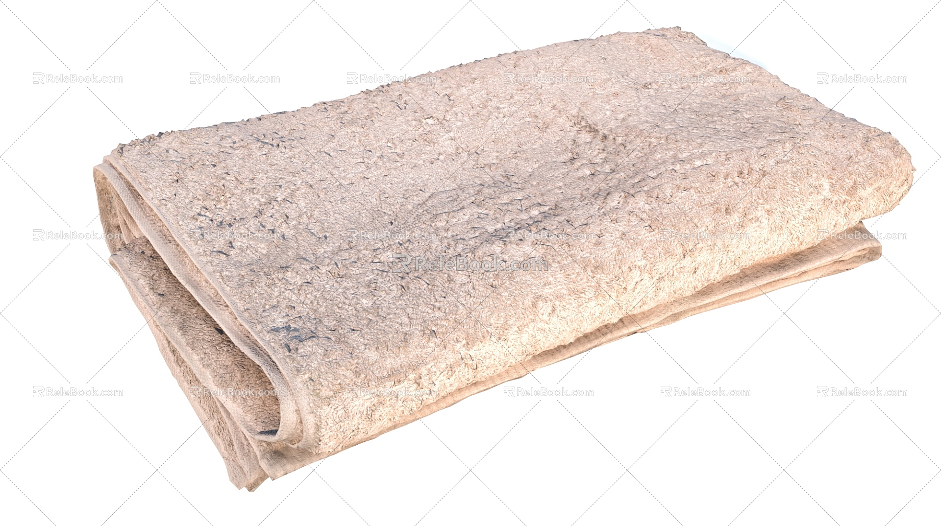 Dirty towel towel 3d model