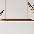 Modern Wooden Linear Pendant Lights With Minimalist Hanging Design And Sleek Style