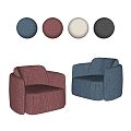 Single Sofa Single Sofa Chair Single Casual Sofa 3d model