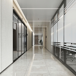 The Modern Corridor 3d model