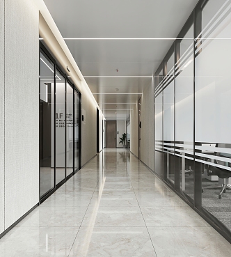 The Modern Corridor 3d model