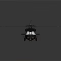 Black Military Helicopter Aerial Support For Aerospace Missions And Space Exploration