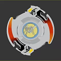 Gyro Battle Gyro Science Fiction Gyro Science Fiction Weapon Science Fiction Components High Tech Components 3d model