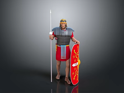 Western Samurai Western Warrior Western Hero Western Warrior Knight Hero Ancient Warrior Paladin 3d model