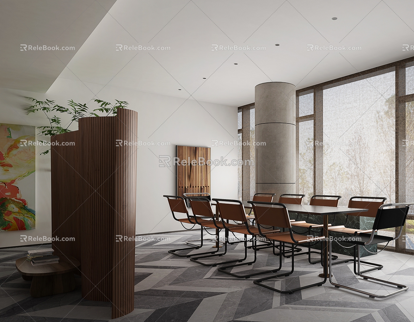 Modern Meeting Room Lounge model