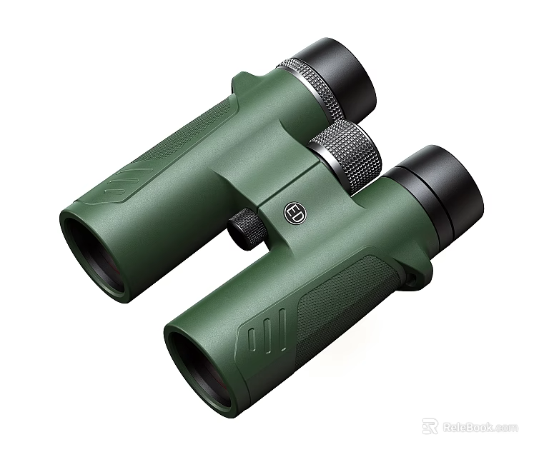 Modern Green Binoculars Commercial Optical Equipment with Professional Design and Sleek Look 3d model 