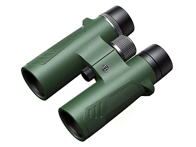 Modern Green Binoculars Commercial Optical Equipment with Professional Design and Sleek Look 3d model