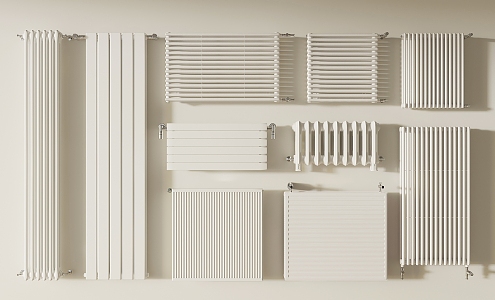 Radiator heat sink heater 3d model