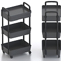 Multifunctional Cart Multifunctional Shelf Cart Storage Rack 3d model