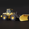 Yellow Volvo Wheel Loader Industrial Equipment With Heavy Duty Tires And Front Bucket