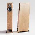 Wooden Floor Standing Speakers Premium Audio Equipment For Modern Home Use