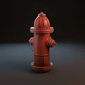 Red Fire Hydrant As Essential Fire Equipment For Emergency Safety Use