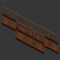 Elegant Traditional Wooden Balustrade Design For Architectural Decoration With Carved Patterns