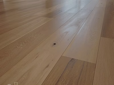 Hardwood Flooring With Natural Wood Grain And Warm Color Palette 3d model