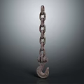 Industrial Equipment Durable Metal Chain with Hook for Heavy Lifting Operations