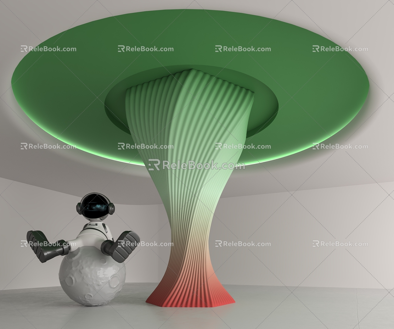 Modern Column 3d model