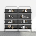 Modern Bookshelf Floor Bookshelf Storage Rack Display Rack Decorative Shelf Bookshelf 3d model