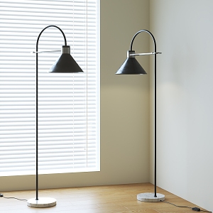 Modern retro floor lamp 3d model