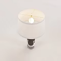 Modern Table Lamp With White Lampshade And Metal Base For Home Decoration