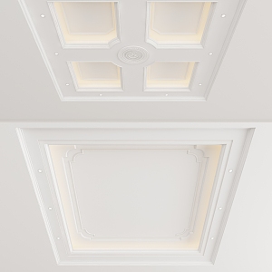 European-style ceiling 3d model